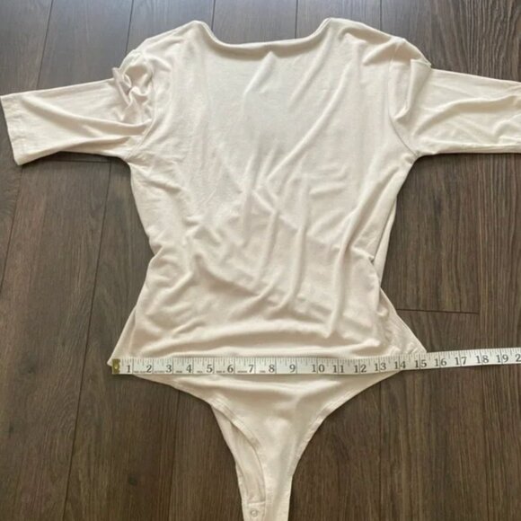 DYNAMITE Nude Wrap Bodysuit - Picture 7 of 14